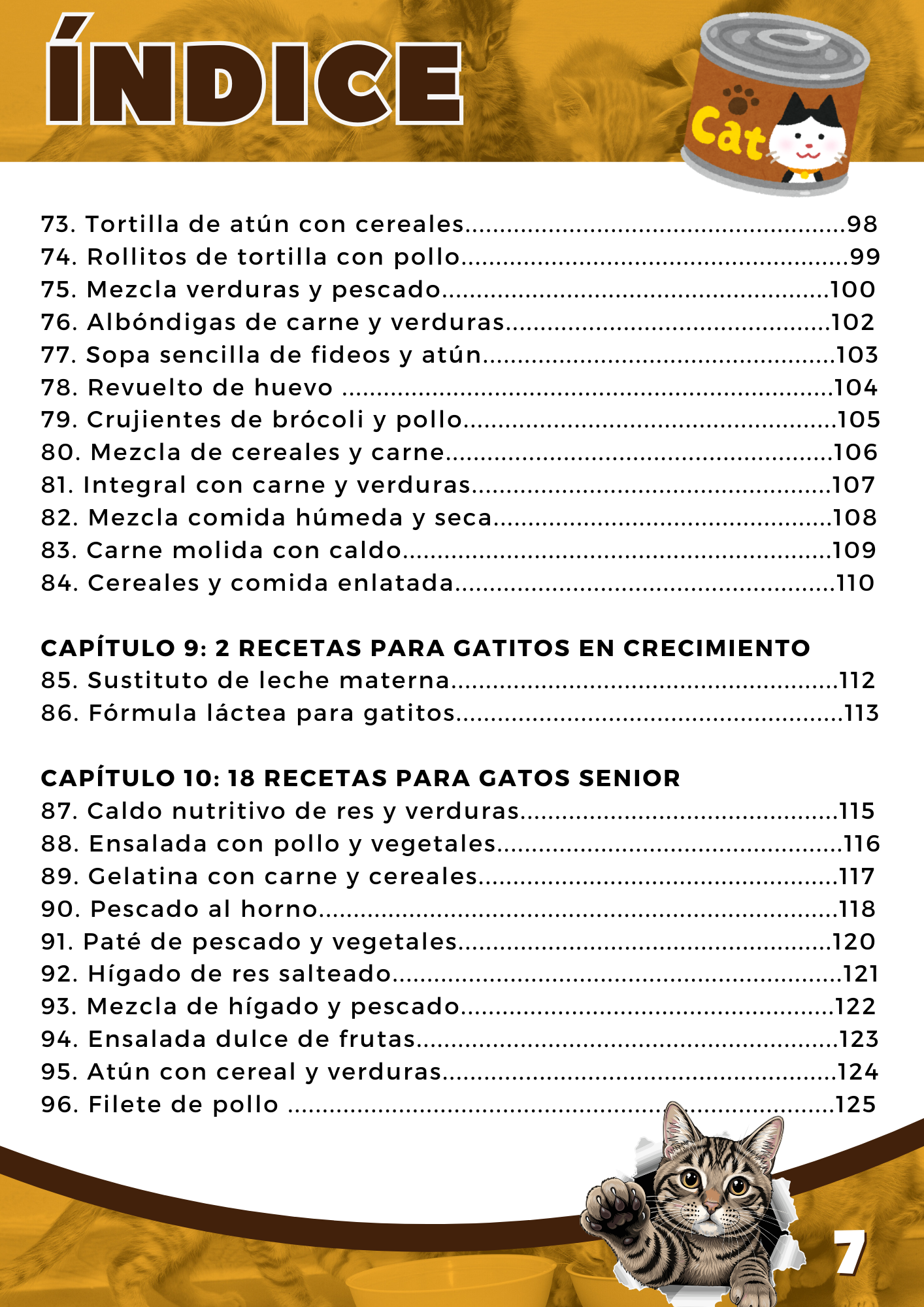 Menú Gatuno | 100 Recetas Caseras para Gatos | Descarga Inmediata