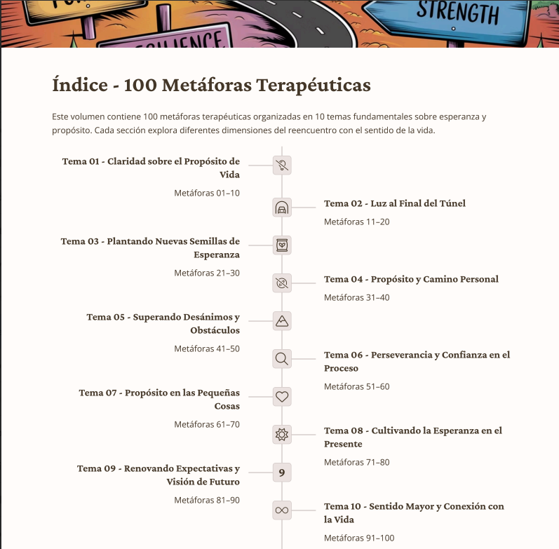 MegaPack Metáforas Terapéuticas Super Colección! 2.500 Metáforas