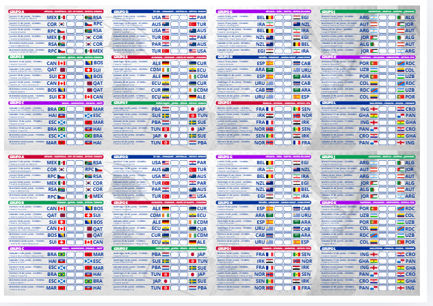 Mega Pack Mundial 2026 – Fixtures Editables en Canva con tu logo + Álbumes Históricos + Stickers Fútbol | Descarga Inmediata