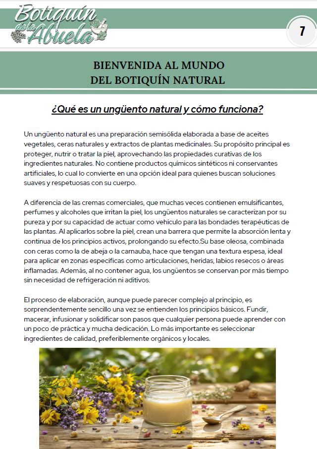 Botiquín de la Abuela: Remedios Caseros y Ungüentos Naturales