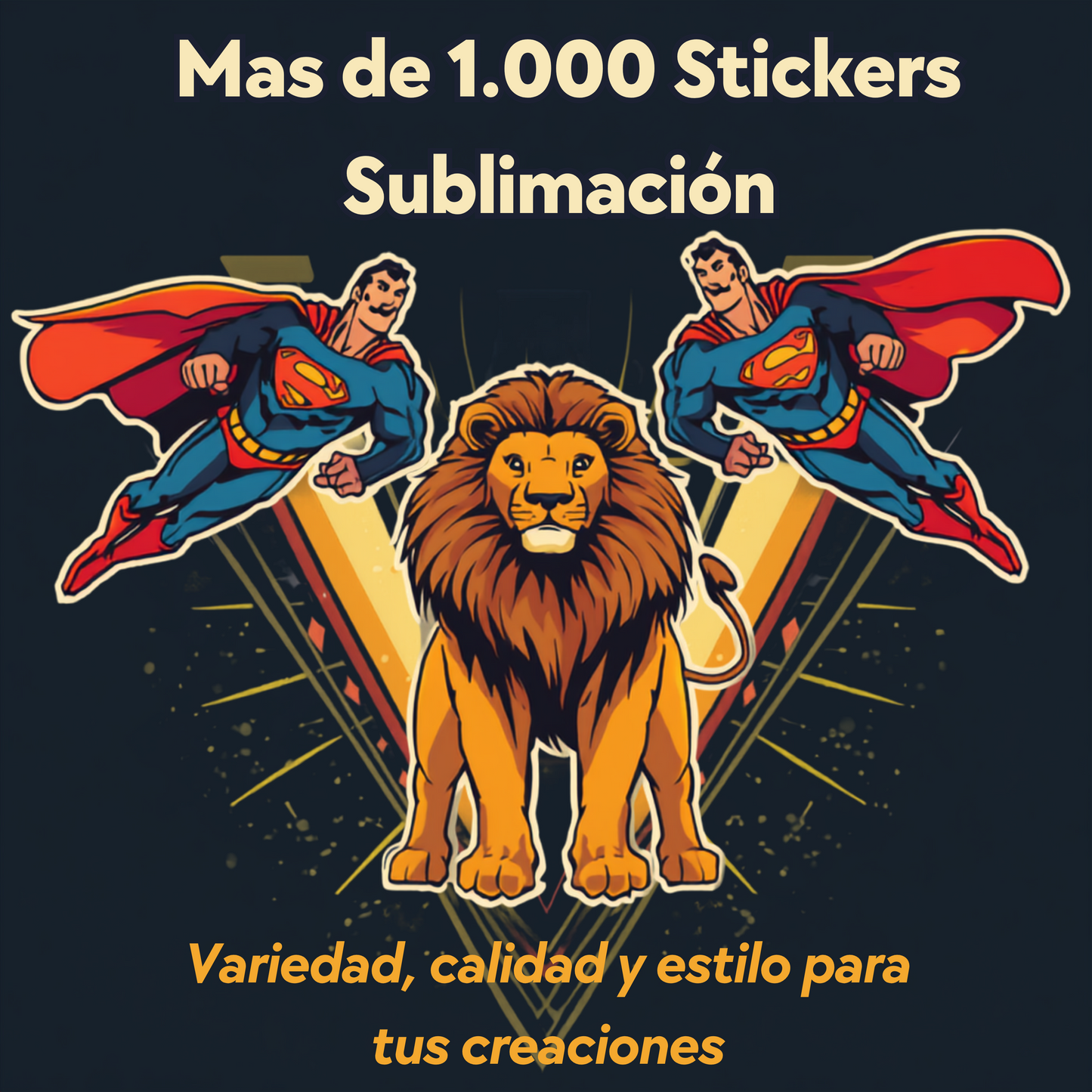 MEGA PACK para Sublimación y Stickers! - Mas de 1.000 imagenes